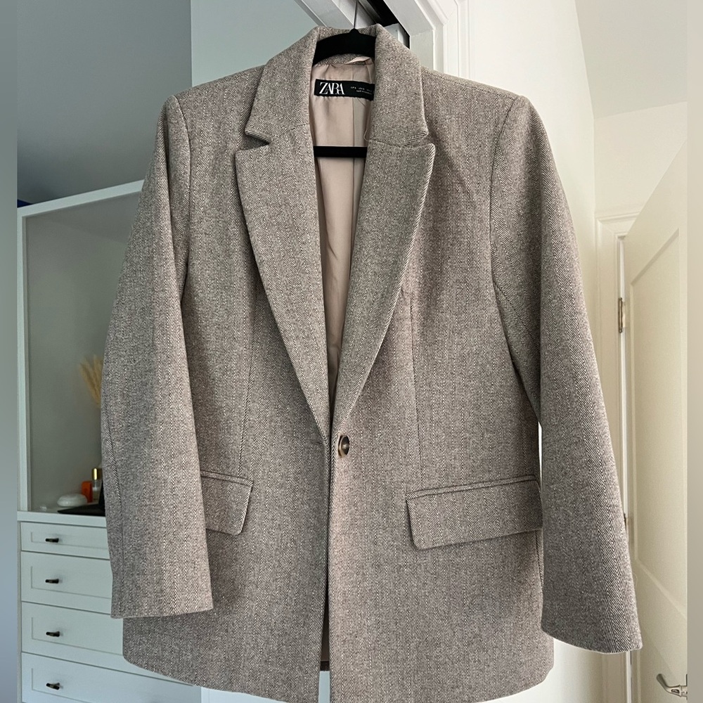 Zara - wool blend blazer